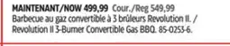 Canadian Tire Coleman Revolution II 3-Burner Convertible Gas BBQ offer