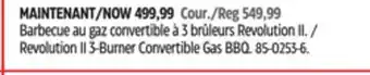 Canadian Tire Coleman Revolution II 3-Burner Convertible Gas BBQ offer