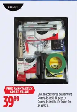 Canadian Tire Premier Paint Ready-To-Roll 14-Pc Paint Set offer