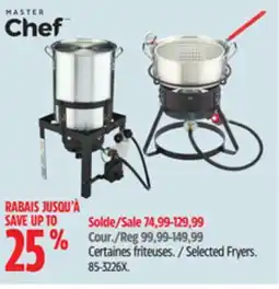 Canadian Tire MASTER Chef Selected Fryers offer