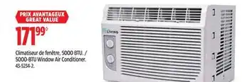 Canadian Tire For Living 5000-BTU Window Air Conditioner offer