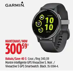 Canadian Tire Garmin Vivoactive 5 GPS Smartwatch offer