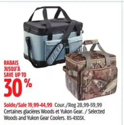 Canadian Tire Yukon Selected Woods and Yukon Gear Coolers offer