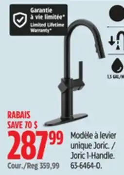 Canadian Tire Joric 1-Handle offer