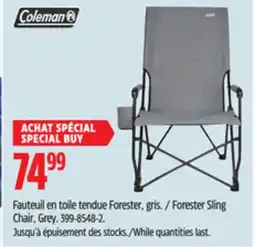 Canadian Tire Forester Sling Chair Coleman offer