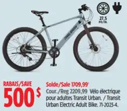 Canadian Tire Raleigh Transit Urban Electric Adult Bike offer