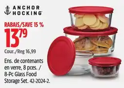 Canadian Tire 8-Pc Glass Food Storage Set offer