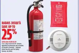 Canadian Tire Selected Home Security and Fire Safety Devices offer