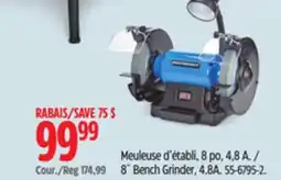 Canadian Tire Mastercraft 8˝ Bench Grinder, 4.8A offer