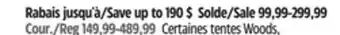 Canadian Tire Outbound Selected Woods, Coleman and Outbound Tents offer