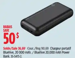 Canadian Tire Bluehive 20,000 mAh Power Bank offer