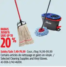 Canadian Tire Selected Cleaning Supplies and Vinyl Gloves offer