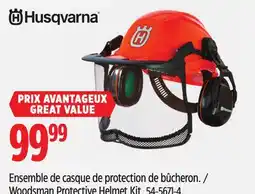 Canadian Tire Husqvarna Woodsman Protective Helmet Kit offer