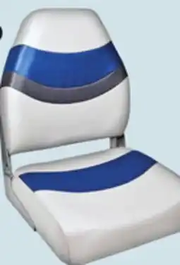Canadian Tire Leopard Deluxe Hi-Back Vinyl Boat Seat offer