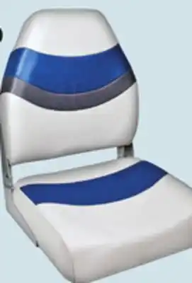 Canadian Tire Leopard Deluxe Hi-Back Vinyl Boat Seat offer