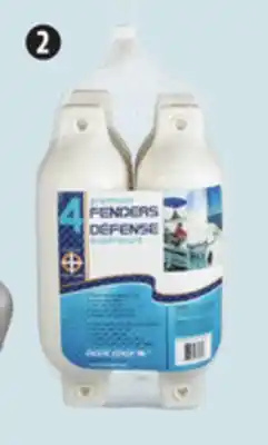 Canadian Tire Edge Boat Fenders, White, 4-Pack offer