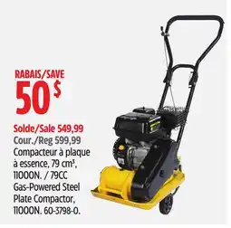 Canadian Tire 79CC Gas-Powered Steel Plate Compactor offer