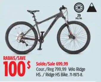 Canadian Tire Ridge HS Bike offer