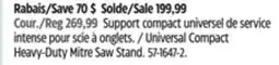 Canadian Tire Universal Compact Heavy-Duty Mitre Saw Stand offer
