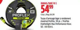 Canadian Tire Yardworks ProFlex Featherlight Max Performance Hose, 50´ offer