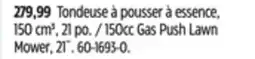 Canadian Tire 150cc Gas Push Lawn Mower, 21˝ offer