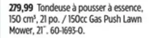 Canadian Tire 150cc Gas Push Lawn Mower, 21˝ offer