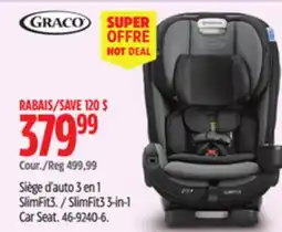 Canadian Tire Graco SlimFit3 3-in-1 Car Seat offer