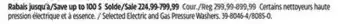 Canadian Tire Selected Electric and Gas Pressure Washers offer