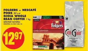 No Frills Folgers or nescafé offer