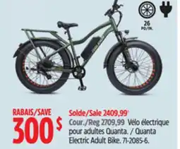 Canadian Tire Raleigh Quanta Electric Adult Bike offer