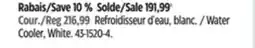 Canadian Tire Frigidaire Water Cooler offer