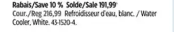 Canadian Tire Frigidaire Water Cooler offer