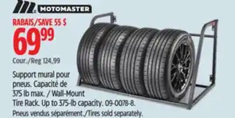 Canadian Tire MotoMaster Wall-Mount Tire Rack offer