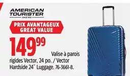Canadian Tire American Tourister Vector Hardside 24˝ Luggage offer