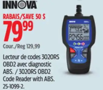 Canadian Tire Innova Code Reader with ABS offer