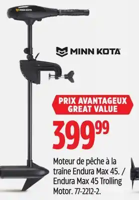 Canadian Tire Minn Kota Endura Max 45 Trolling Motor offer