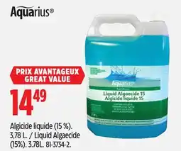 Canadian Tire Aquarius Liquid Algaecide offer