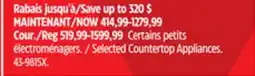 Canadian Tire Selected Countertop Appliances offer