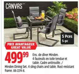 Canadian Tire CANVAS Minden Dining Set offer