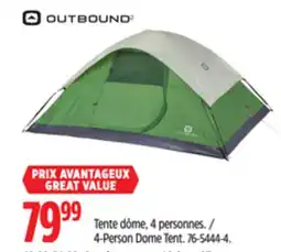 Canadian Tire Outbound Selected Tents offer