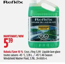 Canadian Tire REFLEX -45°C All-Season Windshield Washer Fluid offer