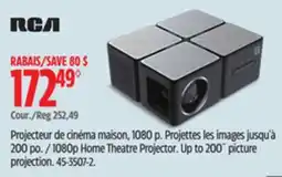 Canadian Tire RCA 1080p Home Theatre Projector offer