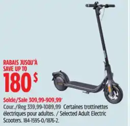 Canadian Tire Segway Selected Adult Electric Scooters offer