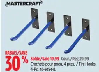 Canadian Tire Mastercraft Tire Hooks, 4-Pc offer