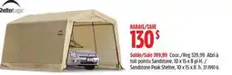 Canadian Tire Sandstone Peak Shelter, 10 x 15 x 8´ h offer