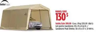 Canadian Tire Sandstone Peak Shelter, 10 x 15 x 8´ h offer