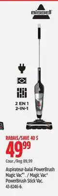 Canadian Tire BISSELL Aspirateur-balai PowerBrush Magic Vac offer