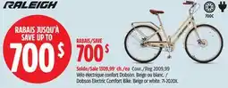 Canadian Tire Raleigh Dobson Electric Comfort Bike offer