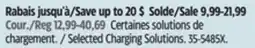 Canadian Tire Selected Charging Solutions offer