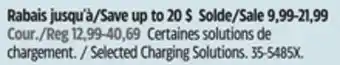 Canadian Tire Selected Charging Solutions offer